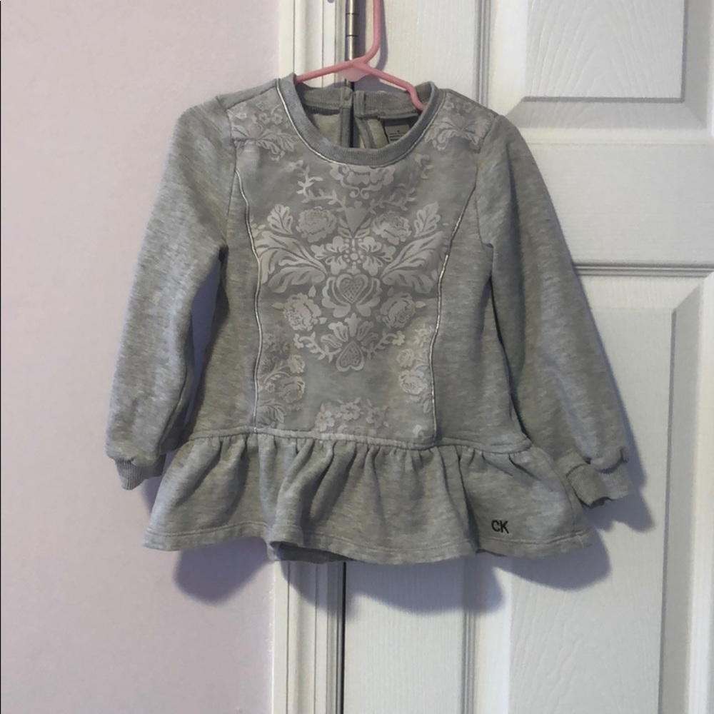 Little girls CK sweater